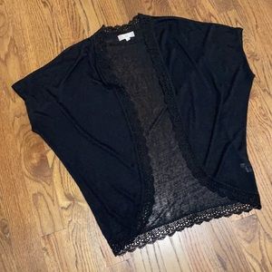 Pink Rose Short Sleeve Cardigan